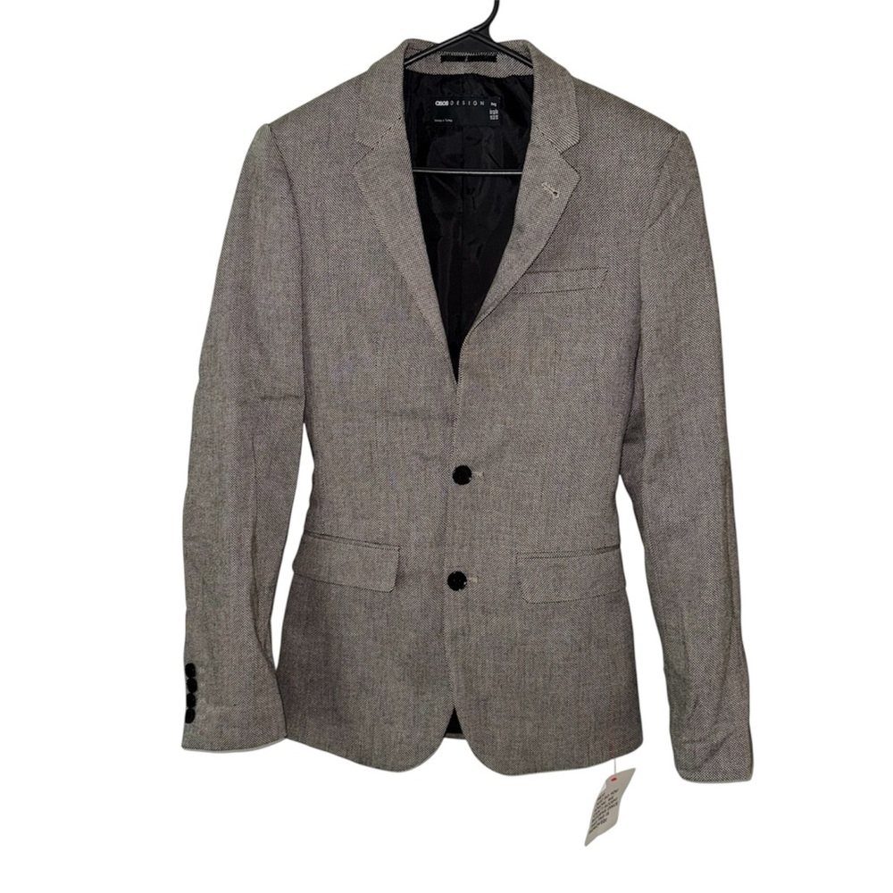 ASOS Classic Women’s Waist Defined Gray Blazer